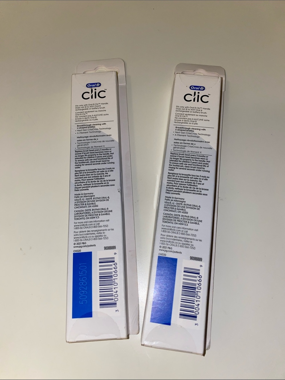 Oral-B Clic Toothbrush Ultimate Clean Replacement Soft Brush Heads Black - Picture 2 of 2